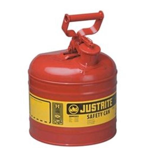 Justrite® Sicherheitskanne mit SWING-Griff, rot lackiert, Inhalt 9,5 L