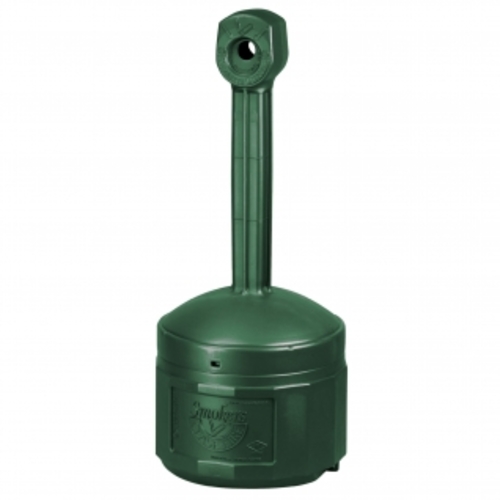 Justrite Aschenbecher Cease-Fire® Sicherheits Standascher, 15 Liter, grün