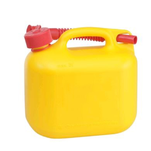 Kraftstoff-Kanister, 5L, HD-PE, inkl. Auslaufrohr und Sicherheitsverschluss, mit UN-Zulassung - gelb -