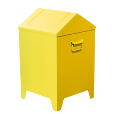 Feuertrotz, gelb lackiert, RAL 1018, 400 x 400 x 680mm inkl. 2 kostenlose Kunststoffsäcke Modell 50/1KU