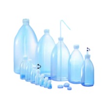 Flasche aus Polyethylen mit Schraubkappe, 1000 ccm
