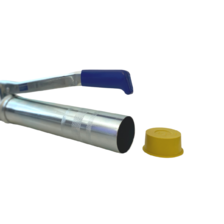 Handhebel Injektionspresse aus verzinktem Stahl, mit Schnellbefüll-Deckel für Rissinjektion und Harzverpressung