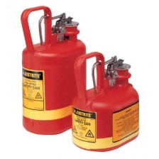 Justrite® Sicherheitskanne aus HDPE, rot, Inhalt 2 Liter