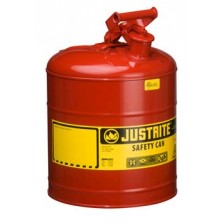 Justrite® Sicherheitskanne mit SWING-Griff, rot lackiert Inhalt 19 Liter