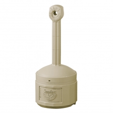 Justrite Aschenbecher Cease-Fire® Sicherheits Standascher, 15 Liter, beige