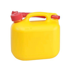 Kraftstoff-Kanister, 5L, HD-PE, inkl. Auslaufrohr und Sicherheitsverschluss, mit UN-Zulassung - gelb -