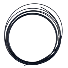 Kunststoffrohr flexibel, schwarz D4, S 0,85 mm, ungefüllt